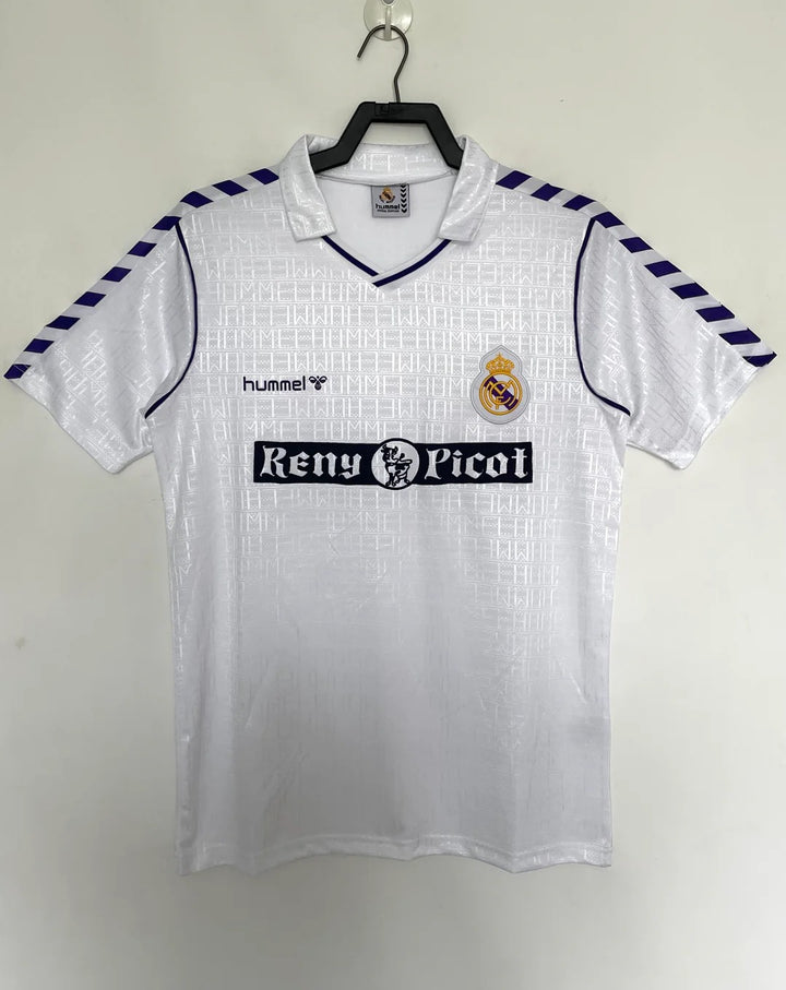 Camisa Retrô Real Madrid 1989/90 Home