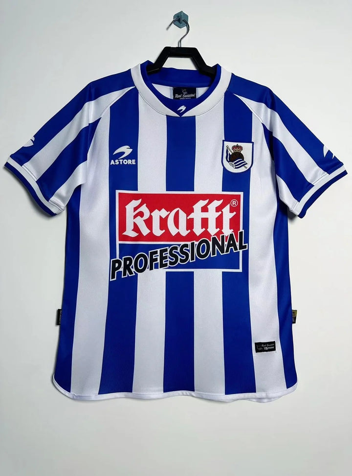 Camisa Retrô Real Sociedad 2002/03 Home