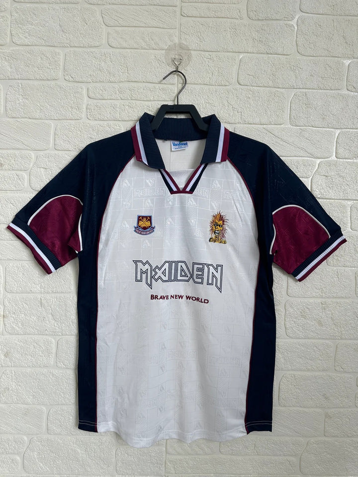Camisa Retrô West Ham 1999 Iron Maiden