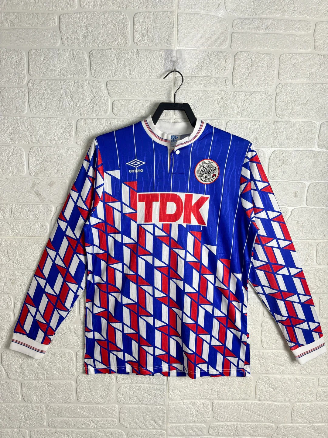 Camisa Ajax 1989/90 Away - Manga Longa
