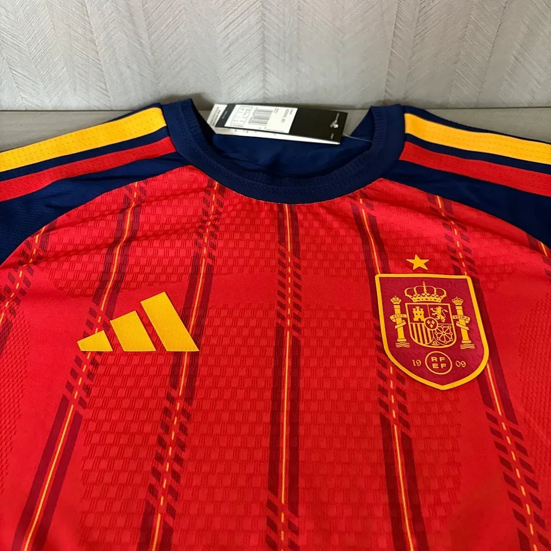 Camisa Espanha Home 2026 Manga Longa - Versão Jogador