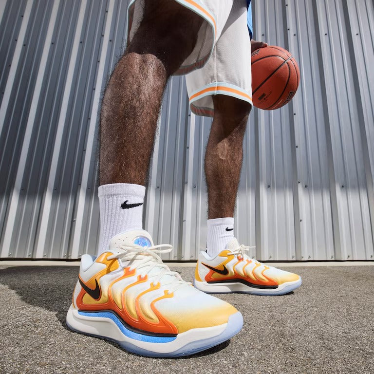 Tênis Nike KD17 Sunrise - Branco/Laranja