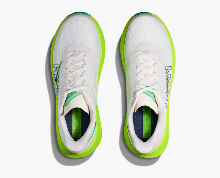 Hoka Mach 6 – Branco/Verde