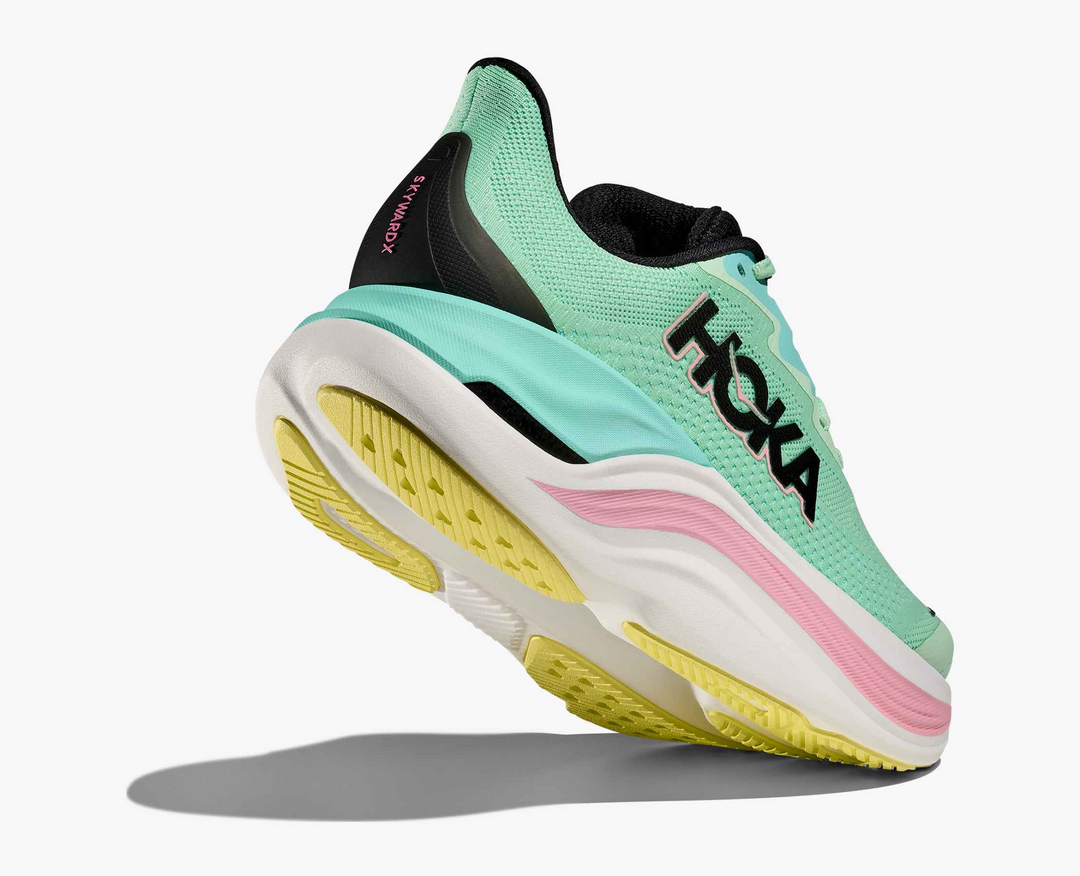 Hoka Skyward X - Azul Menta/Rosa