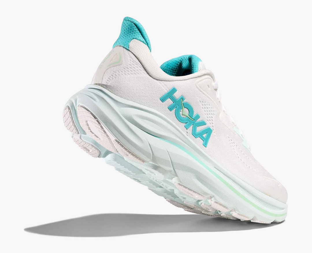 Hoka Clifton 10 - Branco/Azul Turquesa