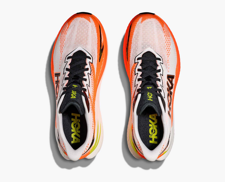 Hoka Mach X 3 - Branco/Laranja/Verde Oliva