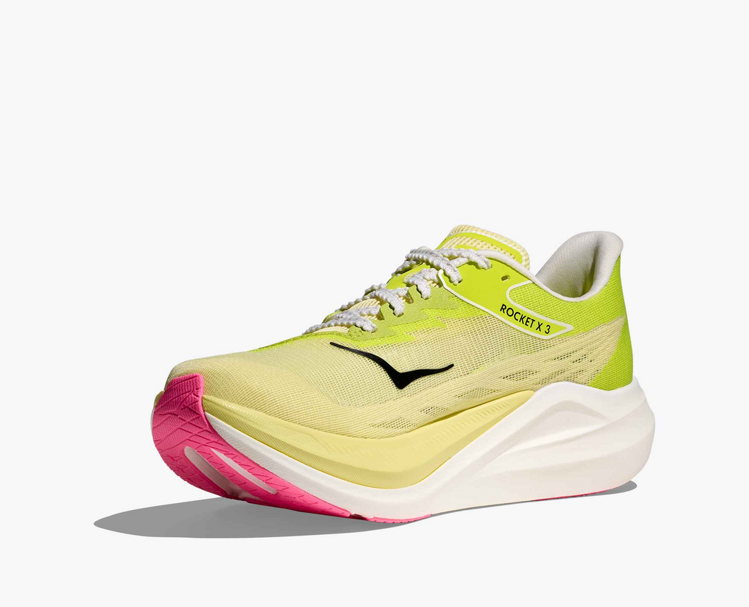 Hoka Rocket X 3 - Amarelo Lima/Amarelo Pastel