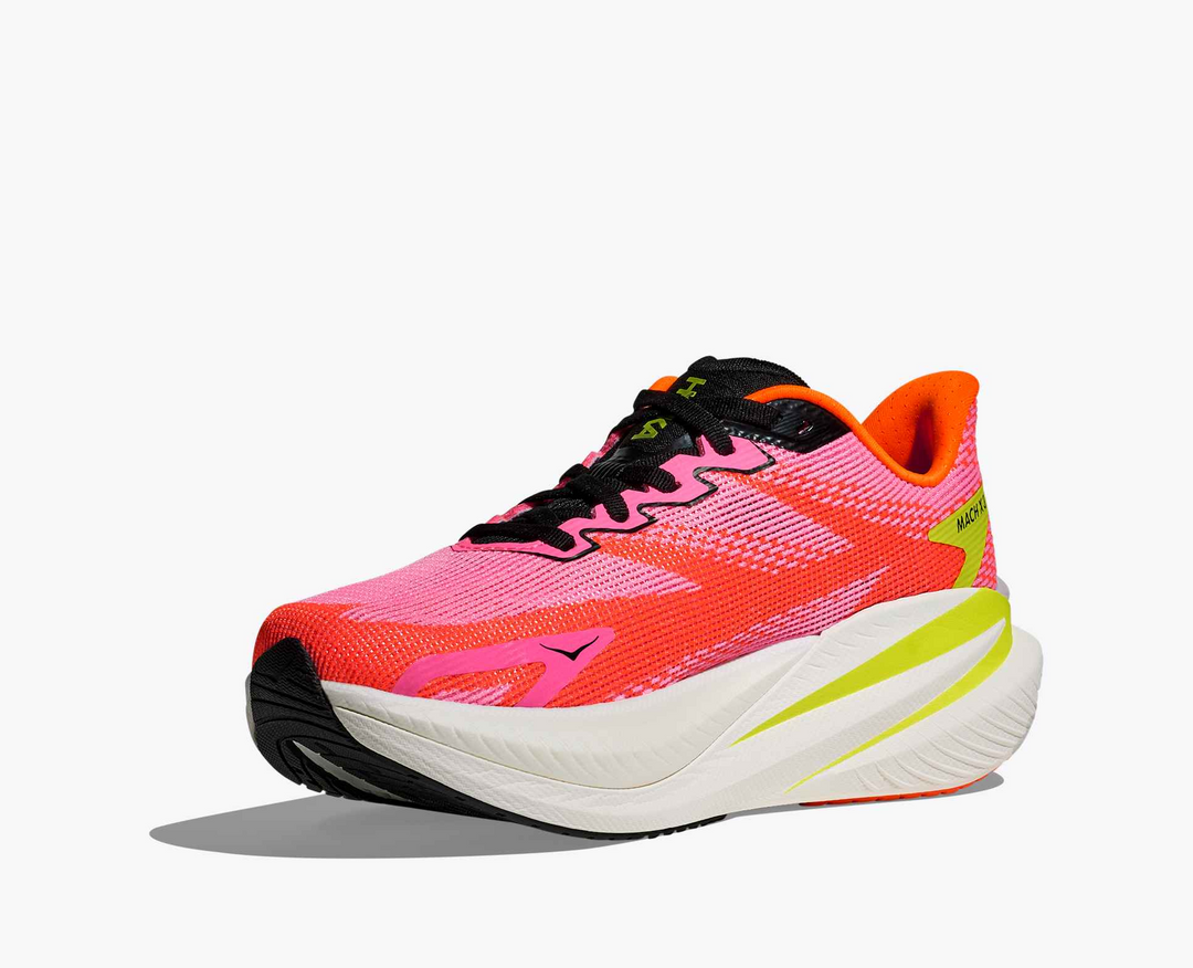 Hoka Mach X 3 - Rosa/Verde/Branco
