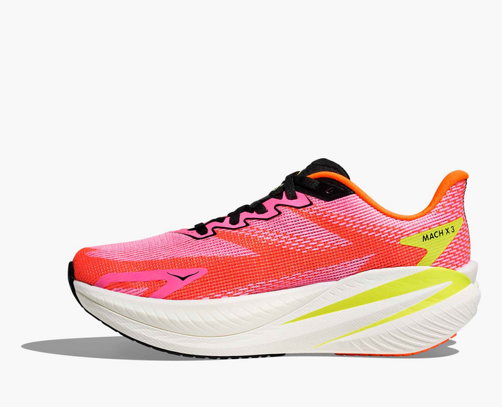 Hoka Mach X 3 - Rosa/Verde/Branco
