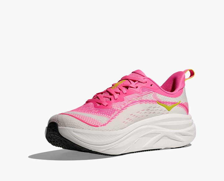 Hoka Skyflow - Rosa Chiclete/Branco