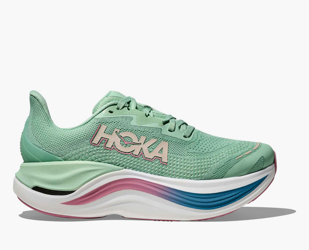 Hoka Skyward X - Verde Menta/Rosa/Azul