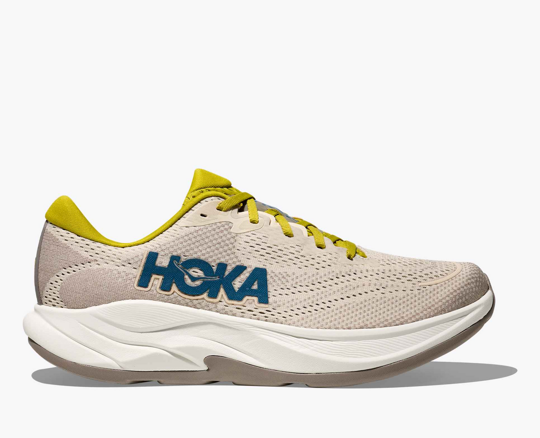 Hoka Rincon 4 - Bege Claro/Amarelo Oliva