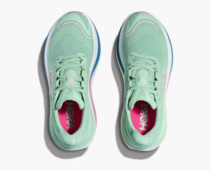 Hoka Skyward X - Verde Menta/Rosa/Azul