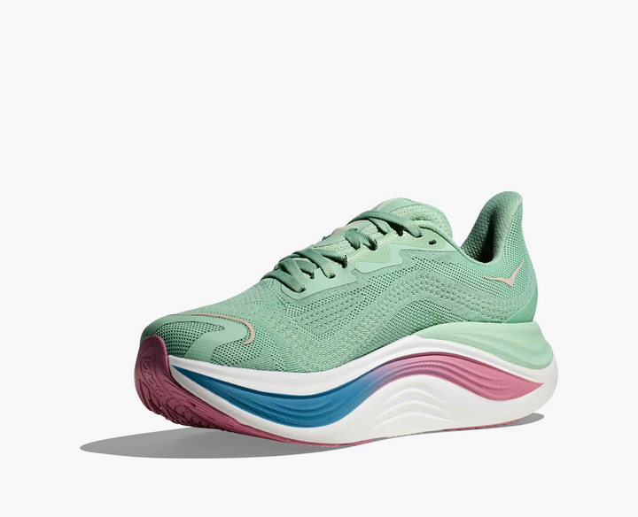 Hoka Skyward X - Verde Menta/Rosa/Azul