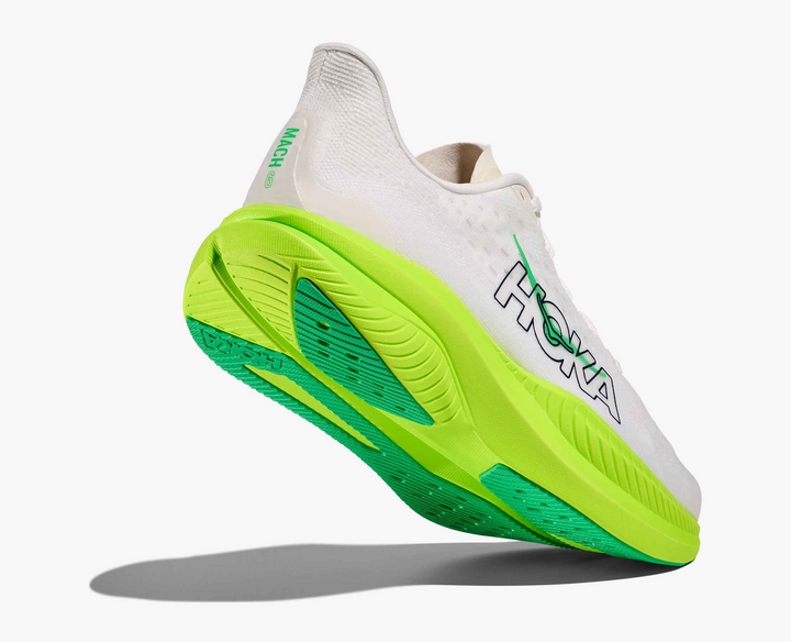 Hoka Mach 6 – Branco/Verde