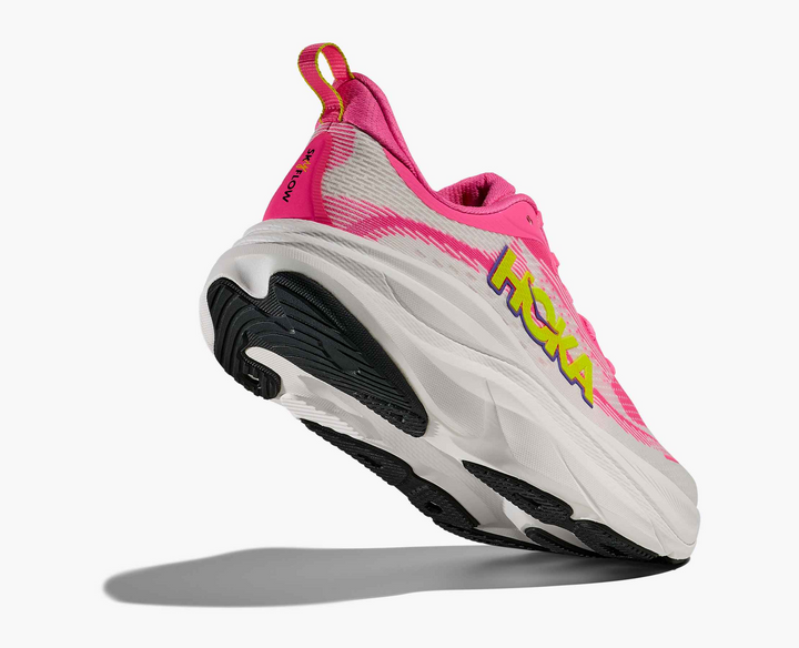 Hoka Skyflow - Rosa Chiclete/Branco