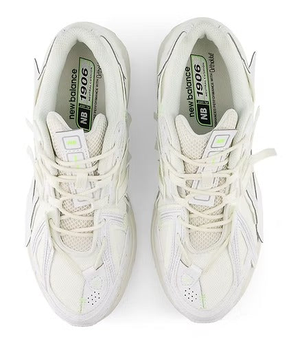New Balance 1906 - Branco/Verde Neon