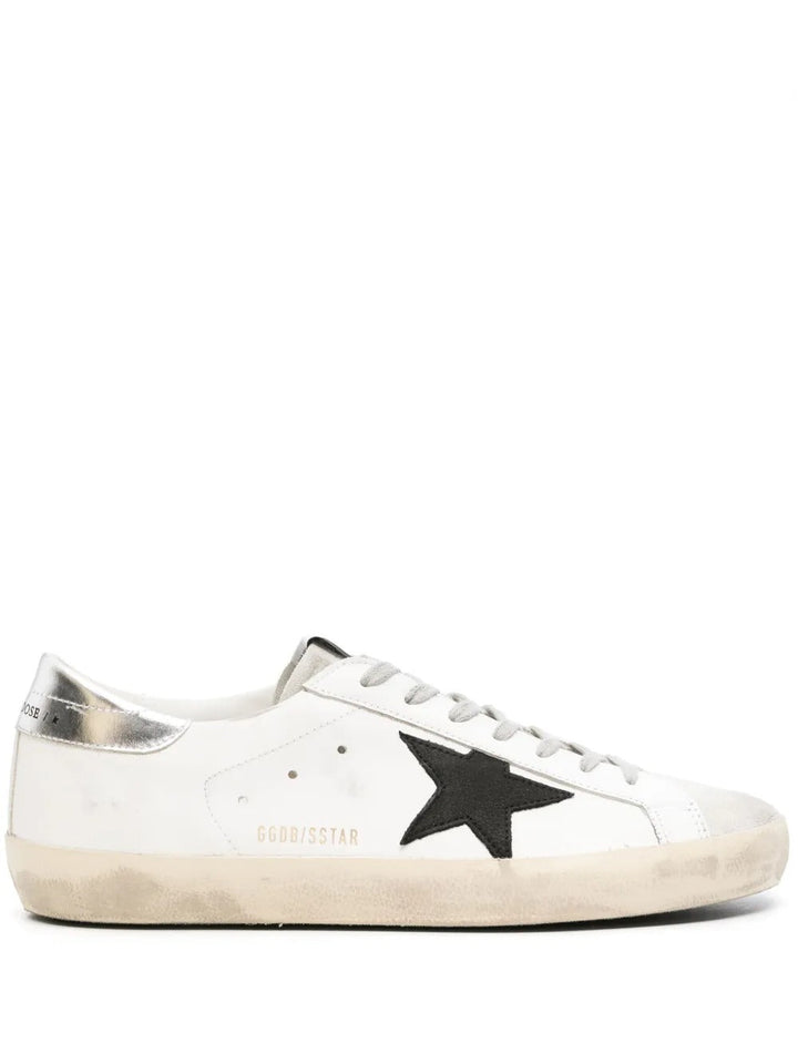Golden Goose Superstar - Branco/Preto/Prata Metálico