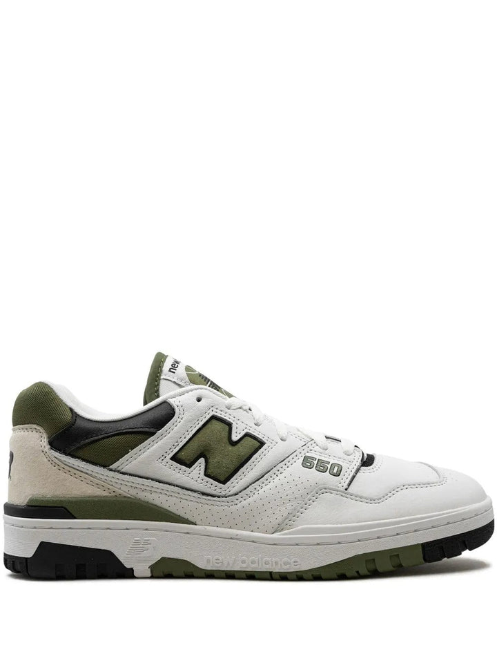 New Balance 550 - Branco/Verde Oliva/Bege