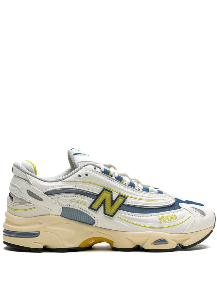 New Balance 1000 - Branco/Azul Marinho/Amarelo Claro