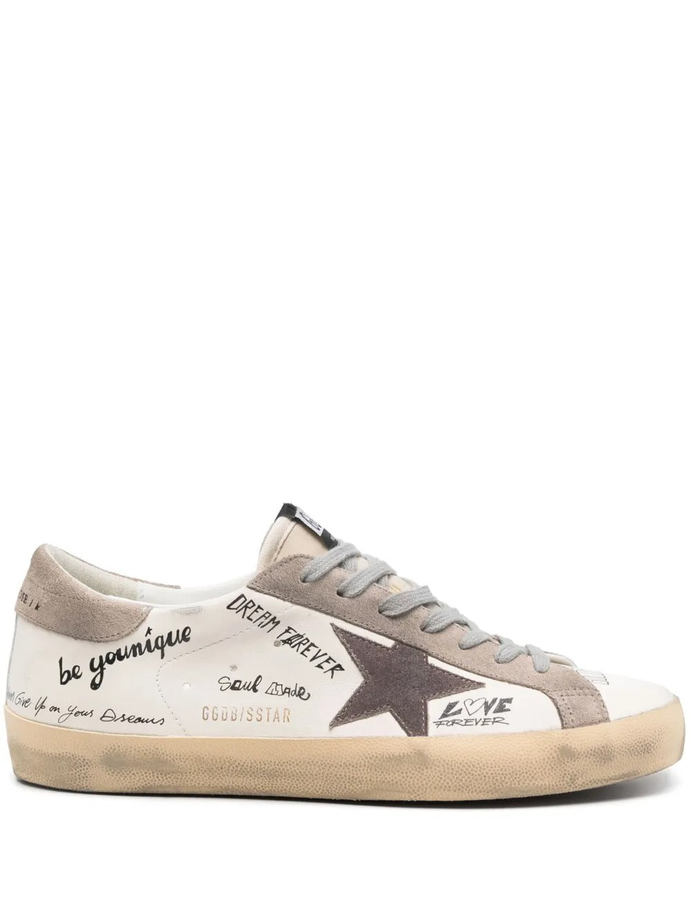 Golden Goose Super-Star – Branco/Bege