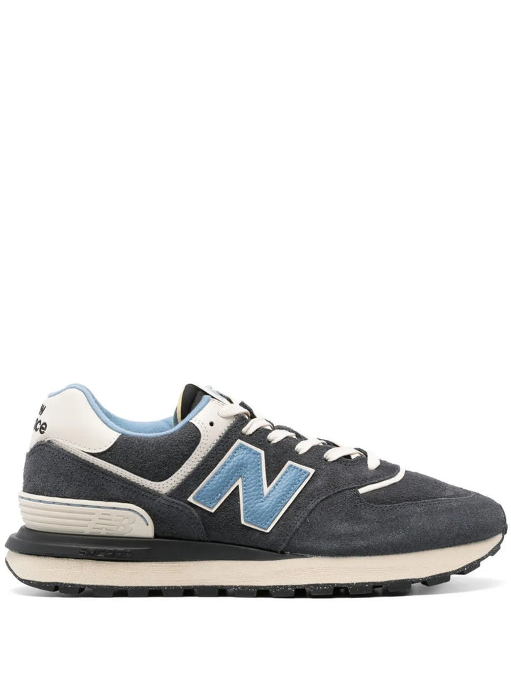 New Balance 574 - Cinza carvão/Azul claro/Creme