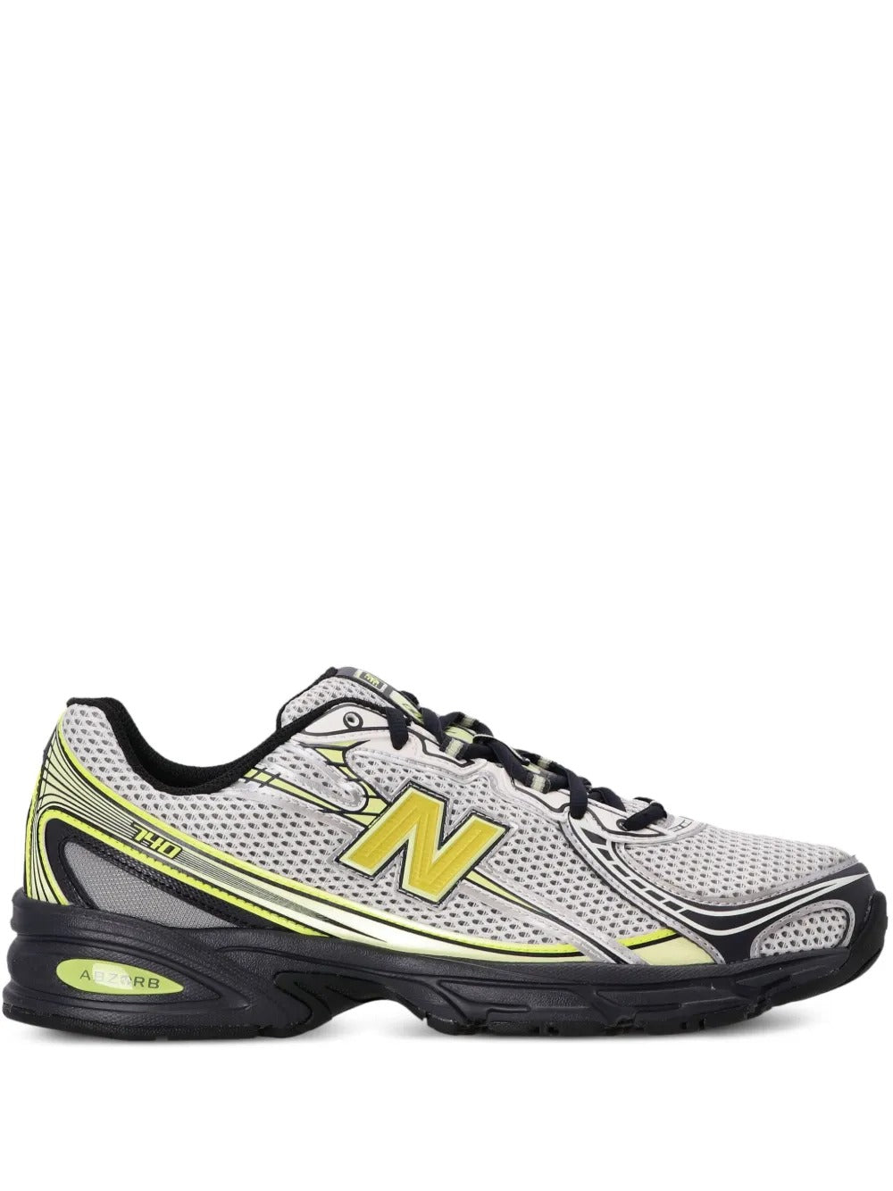 New Balance U740 - Cinza/Amarelo/Preto
