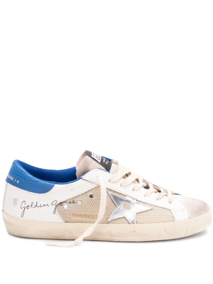 Golden Goose Superstar - Bege/Prata/Azul