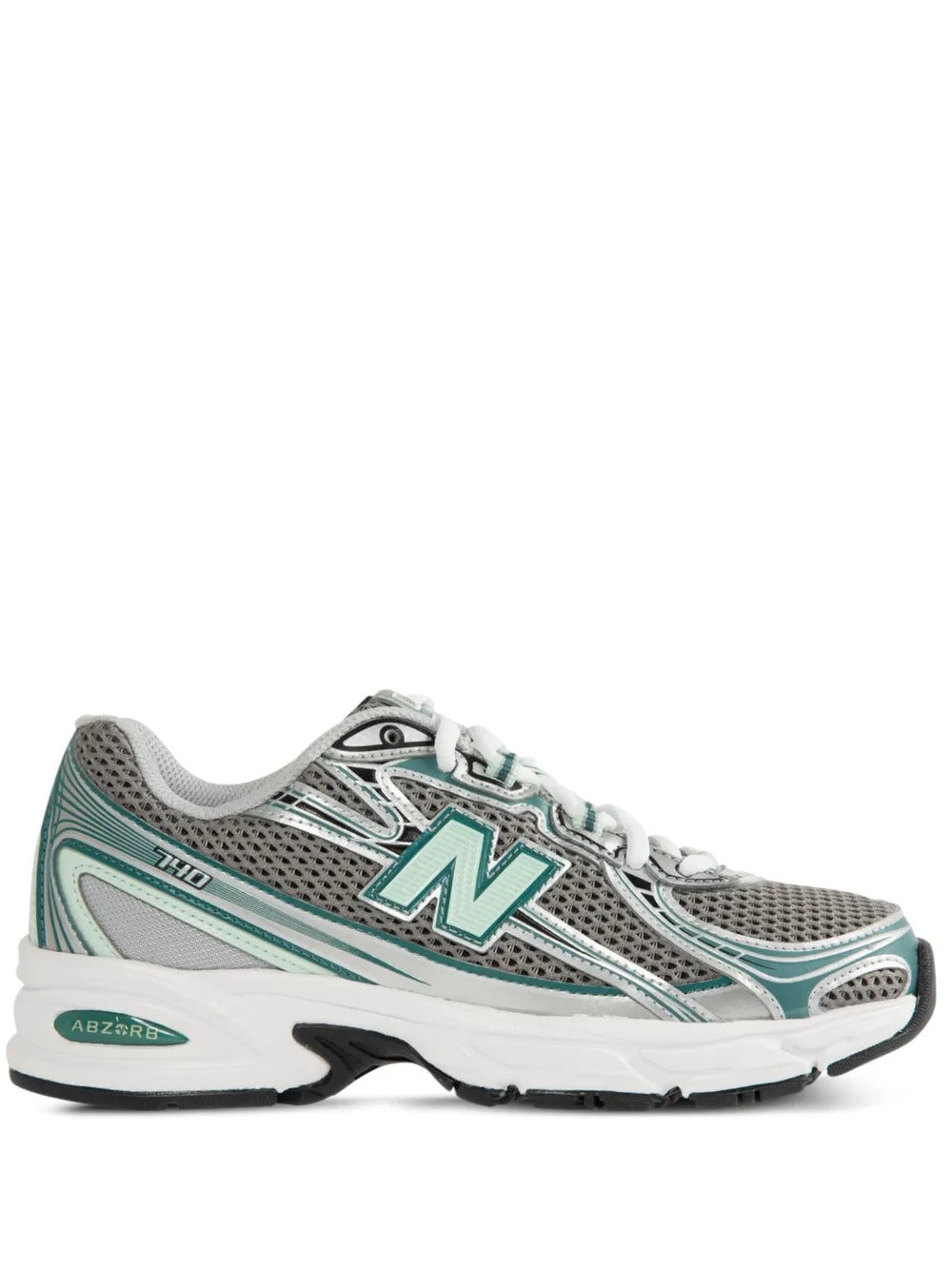 New Balance 740 - Cinza/Verde-azulado/Prateado
