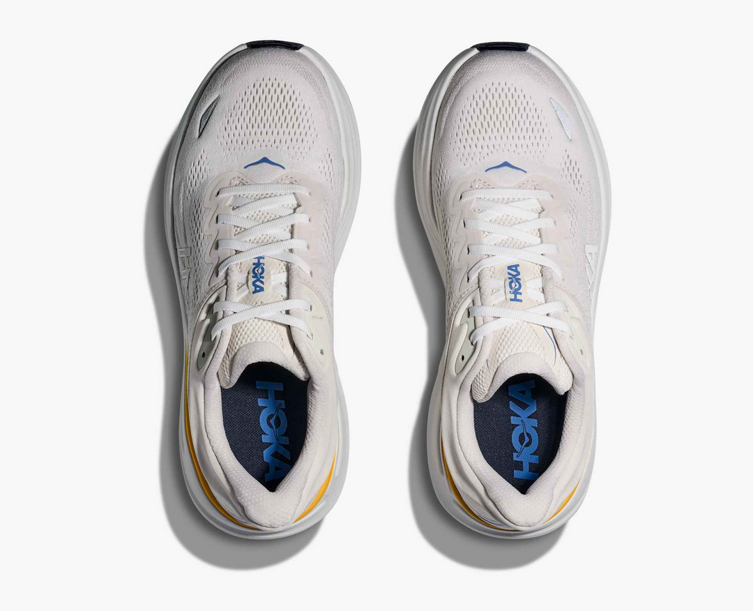 Hoka Bondi 9 - Off White/Branco/Amarelo