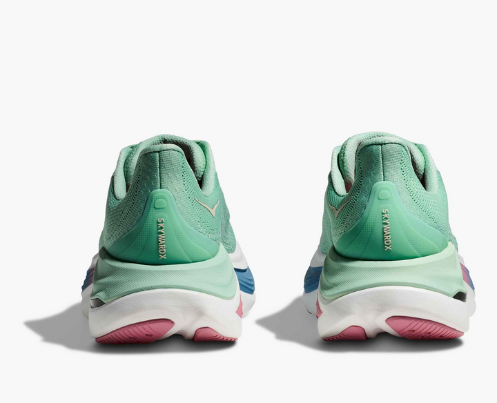Hoka Skyward X - Verde Menta/Rosa/Azul