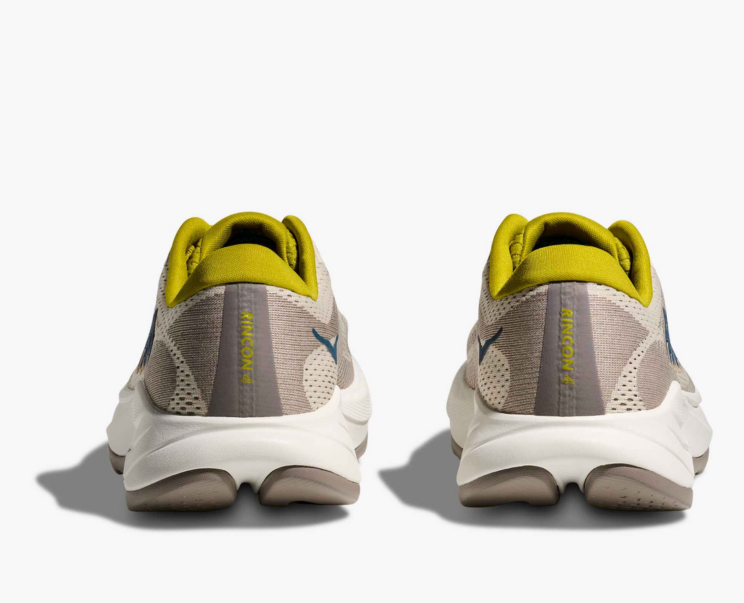 Hoka Rincon 4 - Bege Claro/Amarelo Oliva