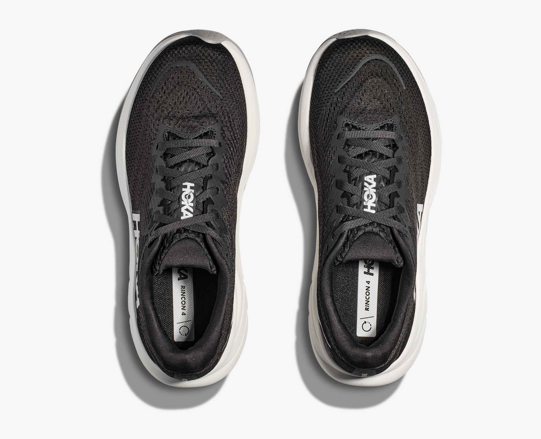 Hoka Rincon 4 - Preto/Branco/Cinza Granito