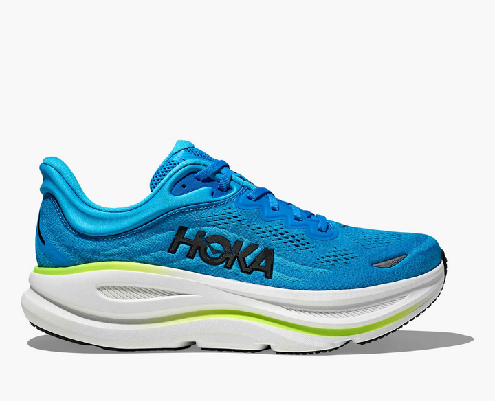 Hoka Bondi 9 - Azul Vivo/Verde Limão