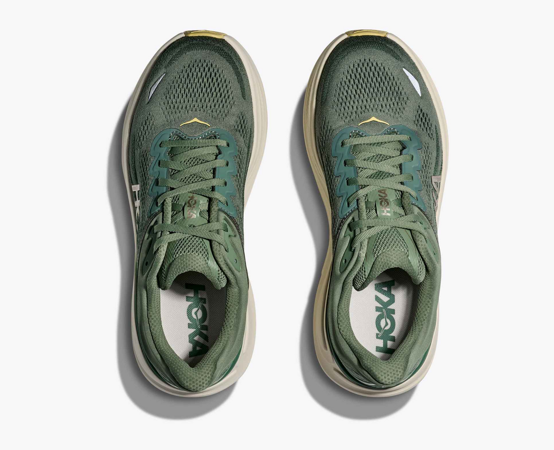 Hoka Bondi 9 - Verde Oliva/Bege