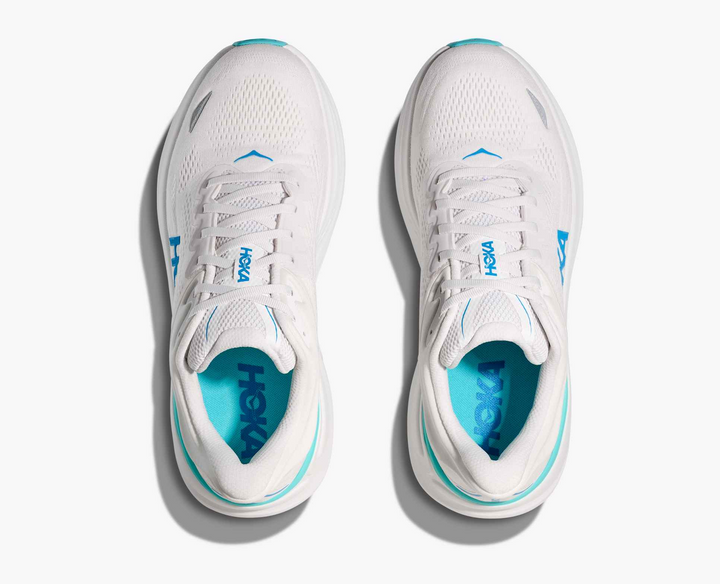 Hoka Bondi 9 - Branco/Azul Royal/Azul Menta