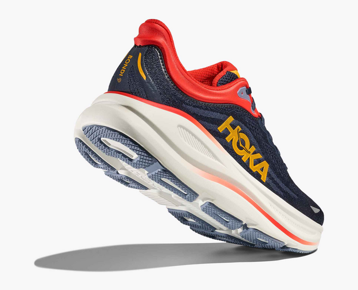Hoka Bondi 9 - Azul Marinho/Laranja Avermelhado