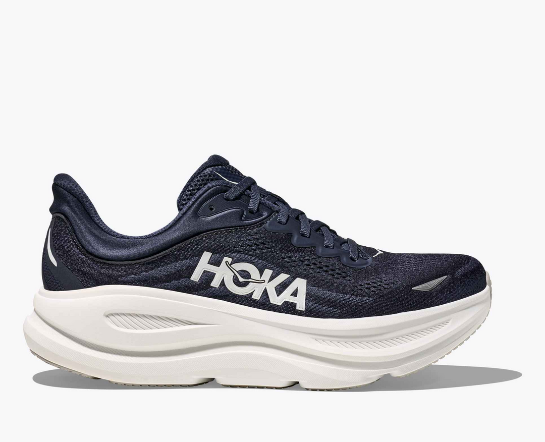 Hoka Bondi 9 - Azul Marinho/Branco