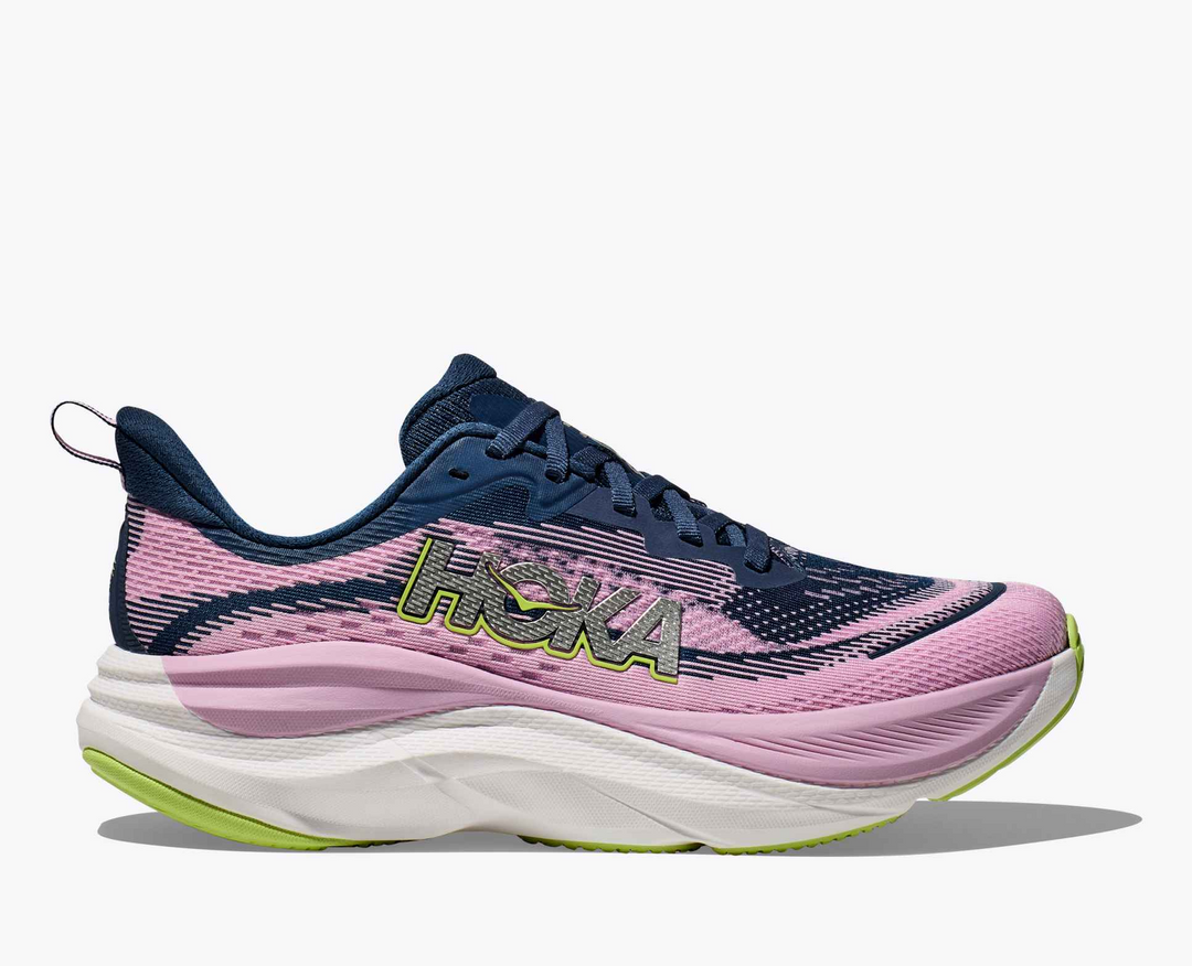 Hoka Skyflow - Rosa Claro/Azul Marinho