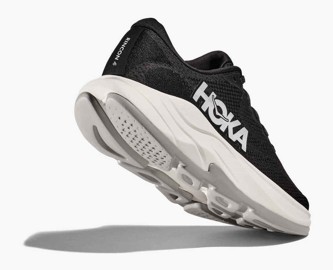 Hoka Rincon 4 - Preto/Branco/Cinza Granito