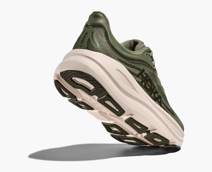 Hoka Bondi 9 - Verde Musgo/Bege