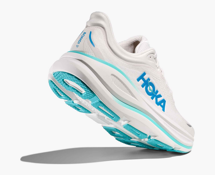 Hoka Bondi 9 - Branco/Azul Royal/Azul Menta