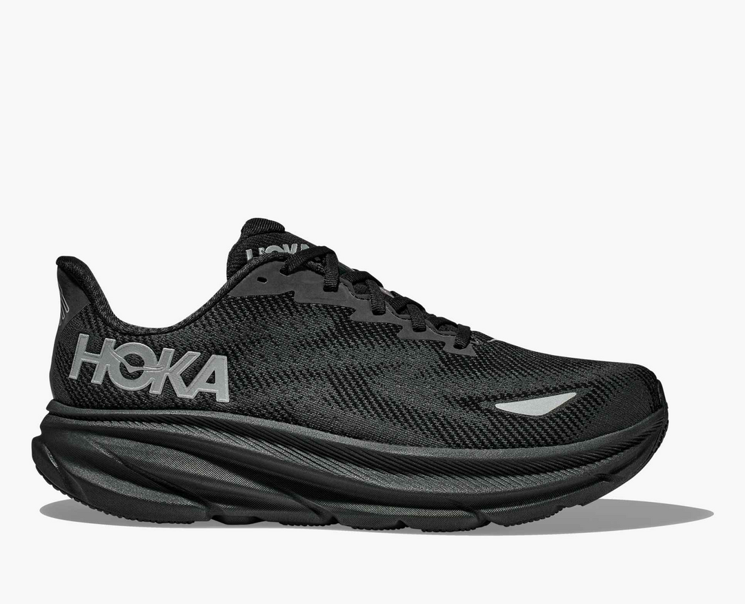 Hoka Clifton 9 GORE TEX - Preto/Cinza Médio