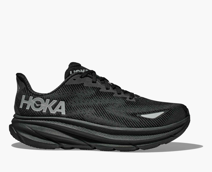 Hoka Clifton 9 GORE TEX - Preto/Cinza Médio