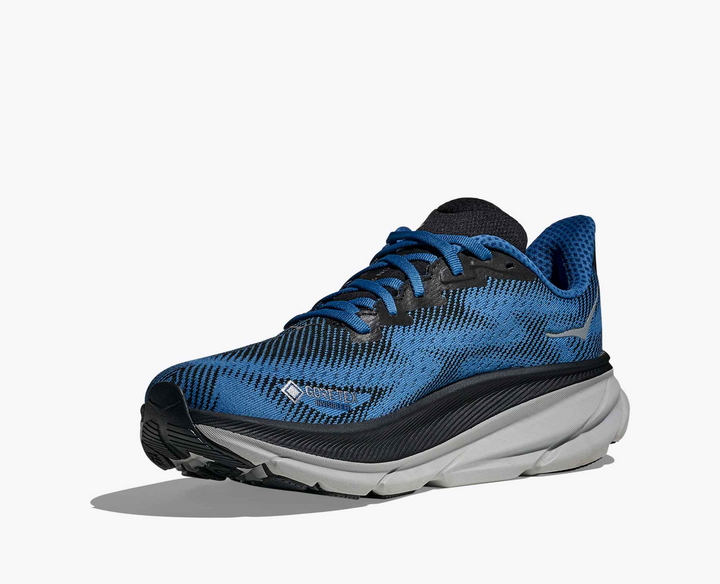 Hoka Clifton 9 GORE TEX - Azul Indigo/Preto/Cinza