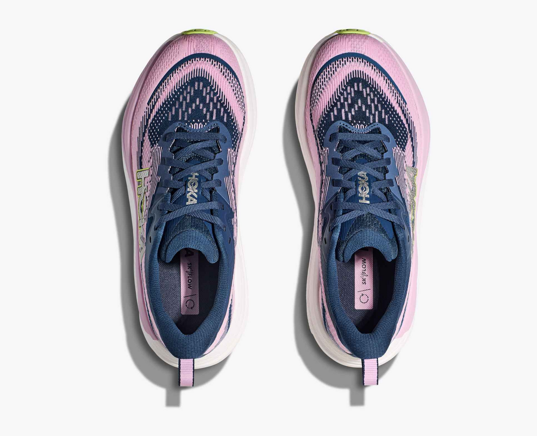 Hoka Skyflow - Rosa Claro/Azul Marinho