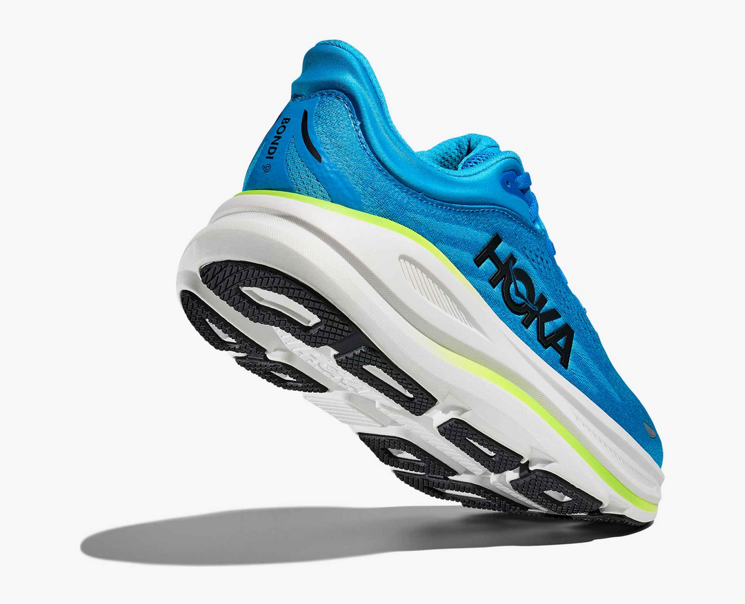 Hoka Bondi 9 - Azul Vivo/Verde Limão
