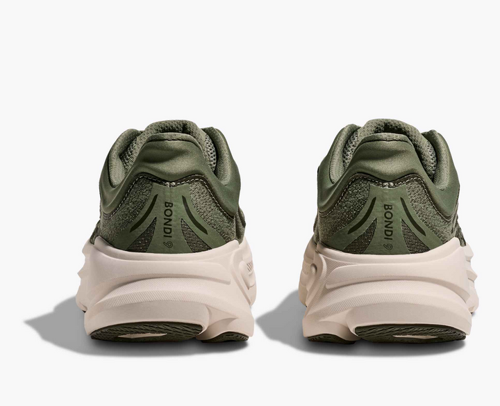 Hoka Bondi 9 - Verde Musgo/Bege