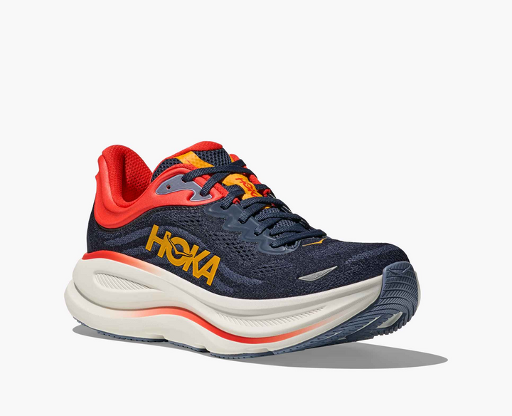 Hoka Bondi 9 - Azul Marinho/Laranja Avermelhado
