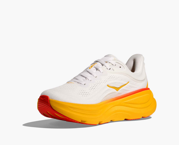 Hoka Bondi 9 - Branco/Amarelo Mostarda